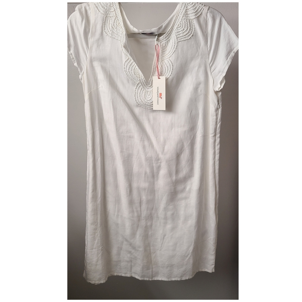 Vineyard Wines White cocktail Dress